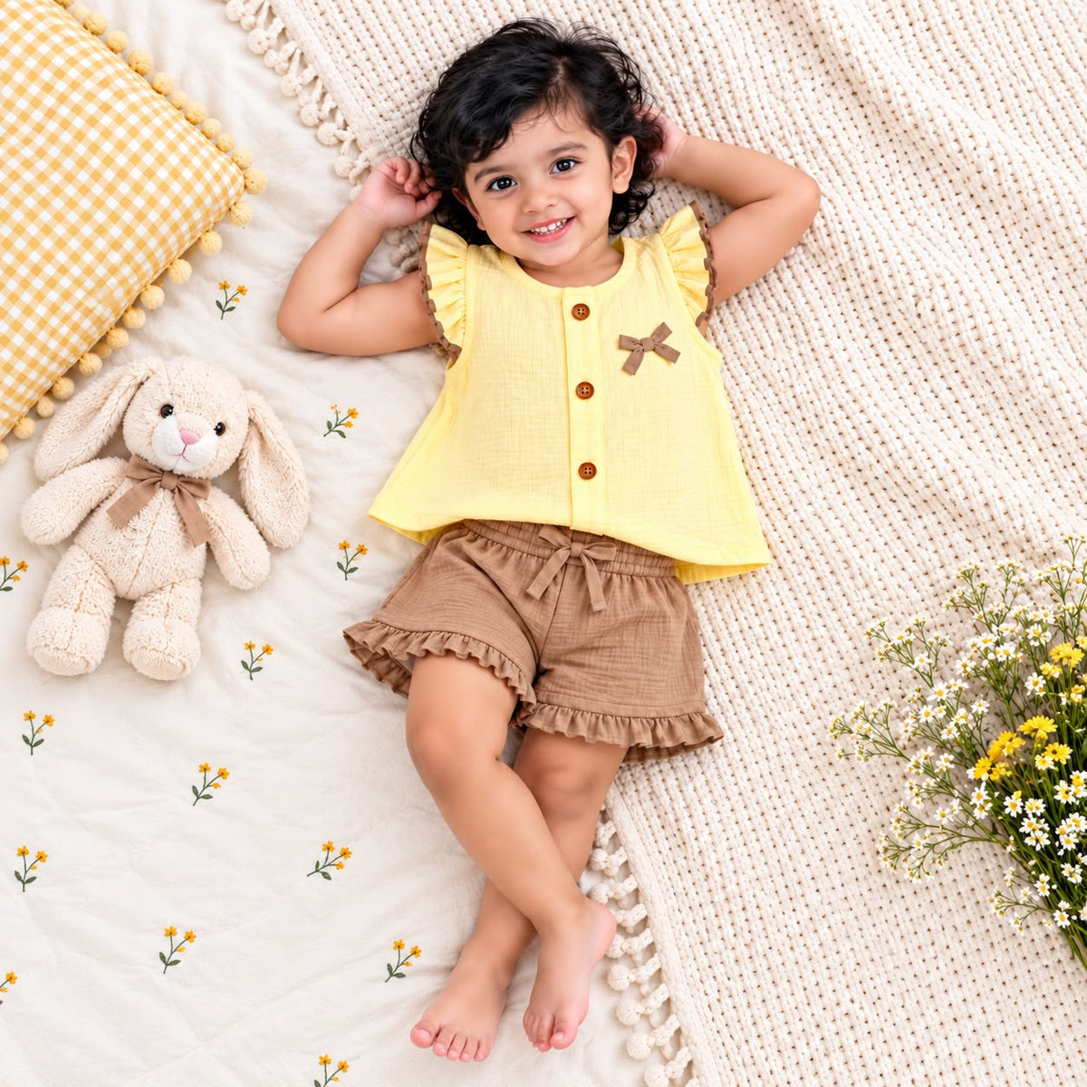 Premium Muslin Short Set set DL01