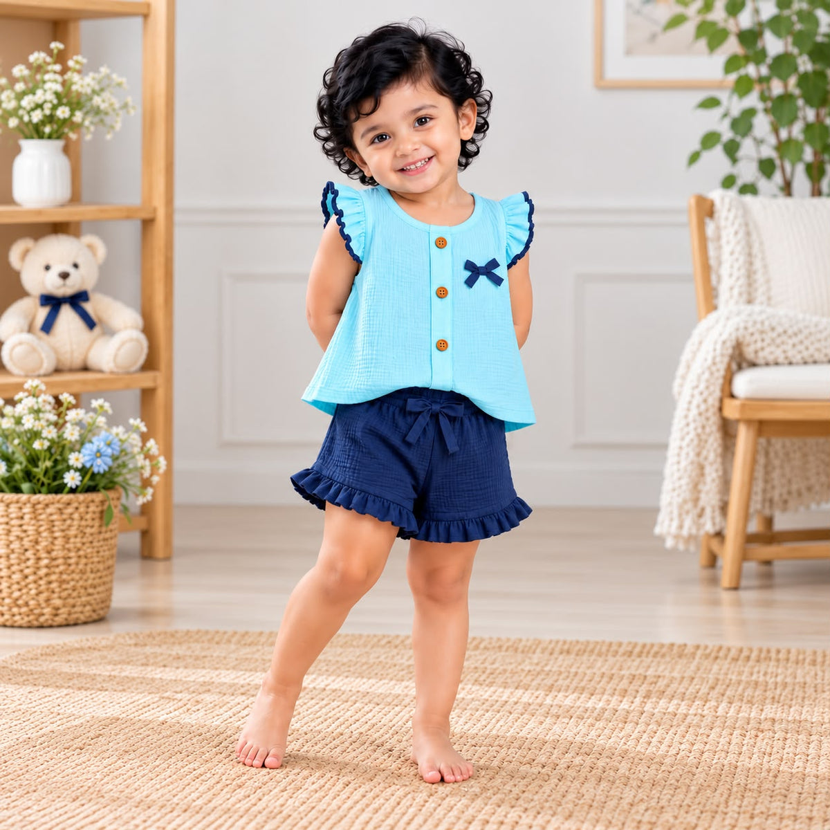 Premium Muslin Short Set set DL01