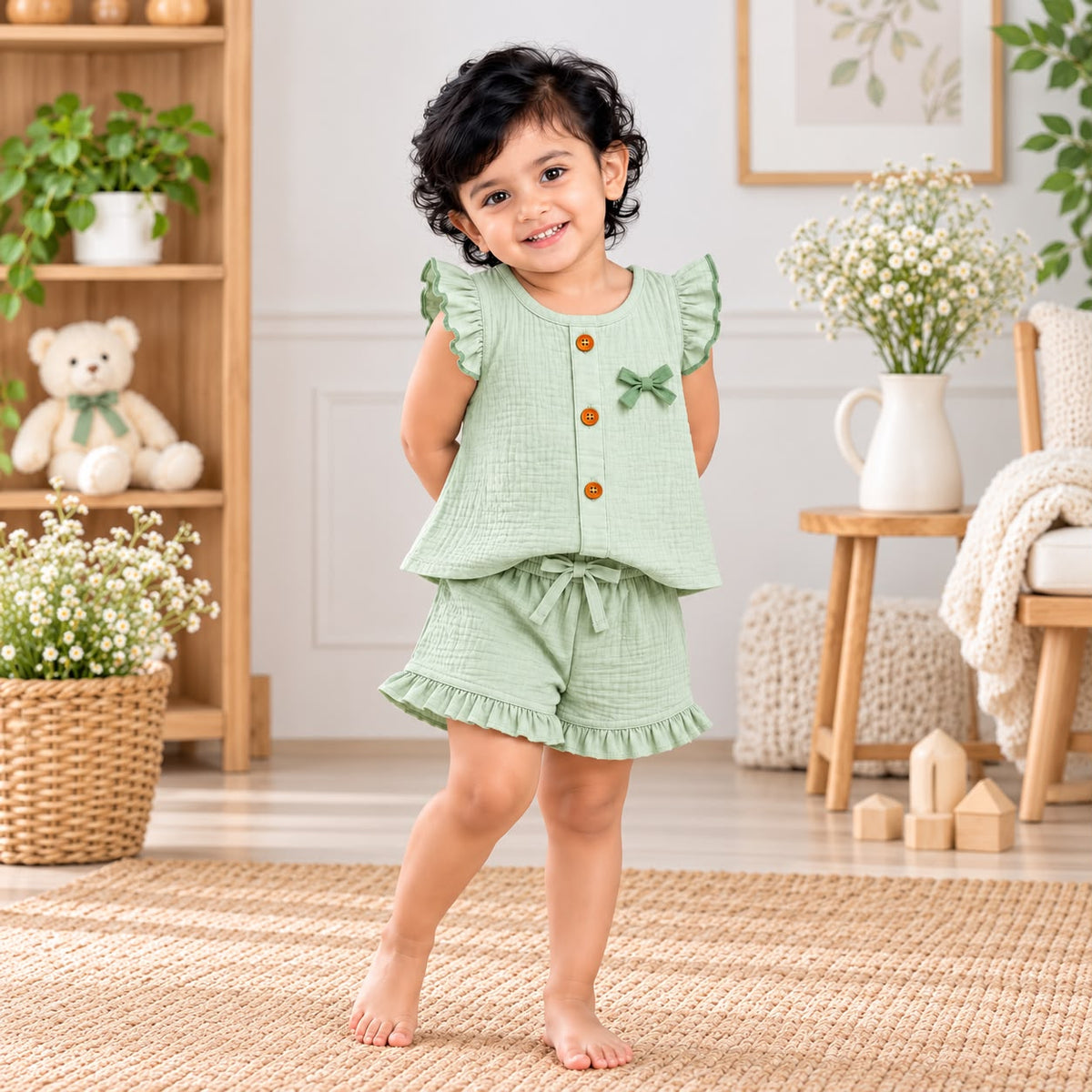 Premium Muslin Short Set set DL01