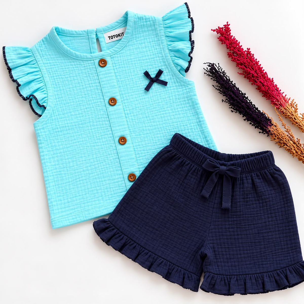 Premium Muslin Short Set set DL01