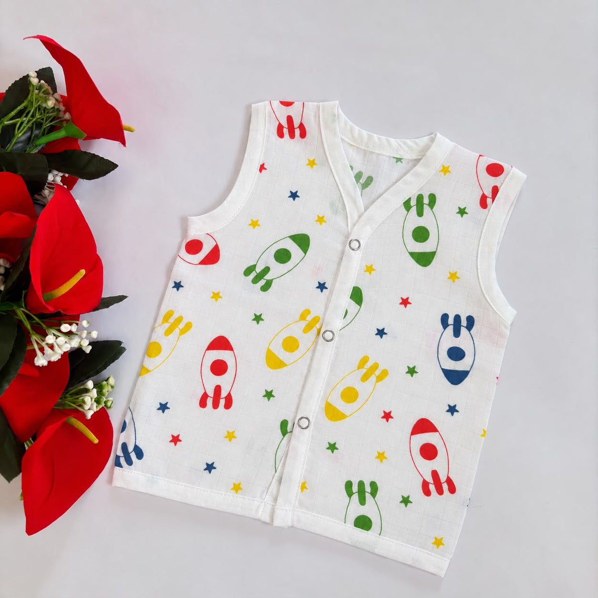 Muslin Button jablas MN01