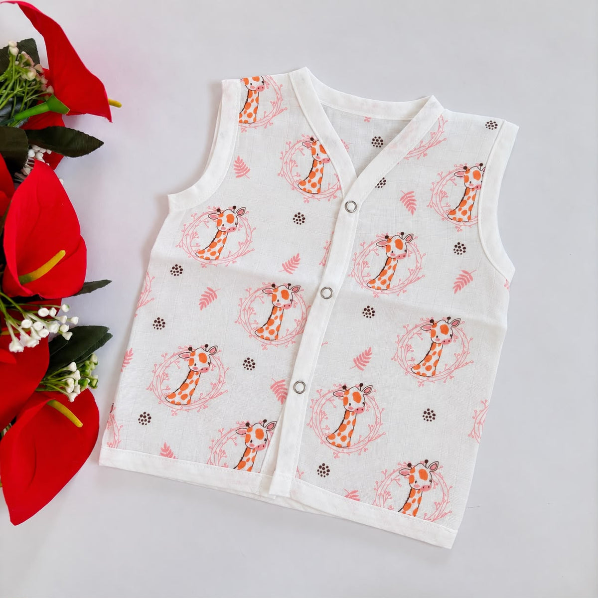Muslin Button jablas MN01