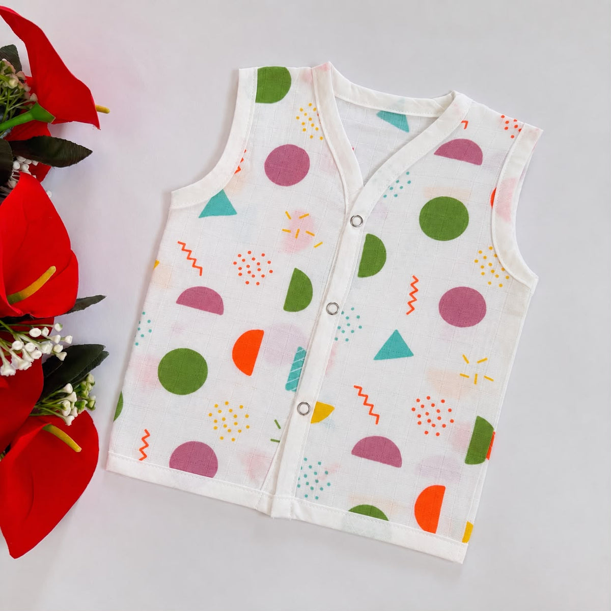 Muslin Button jablas MN01