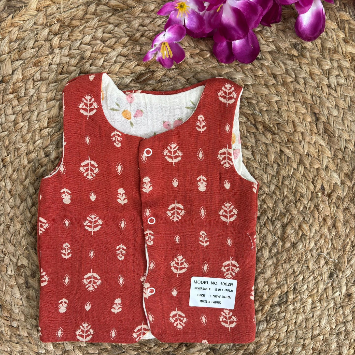 Reversible Muslin Jabla Double Layer MN01