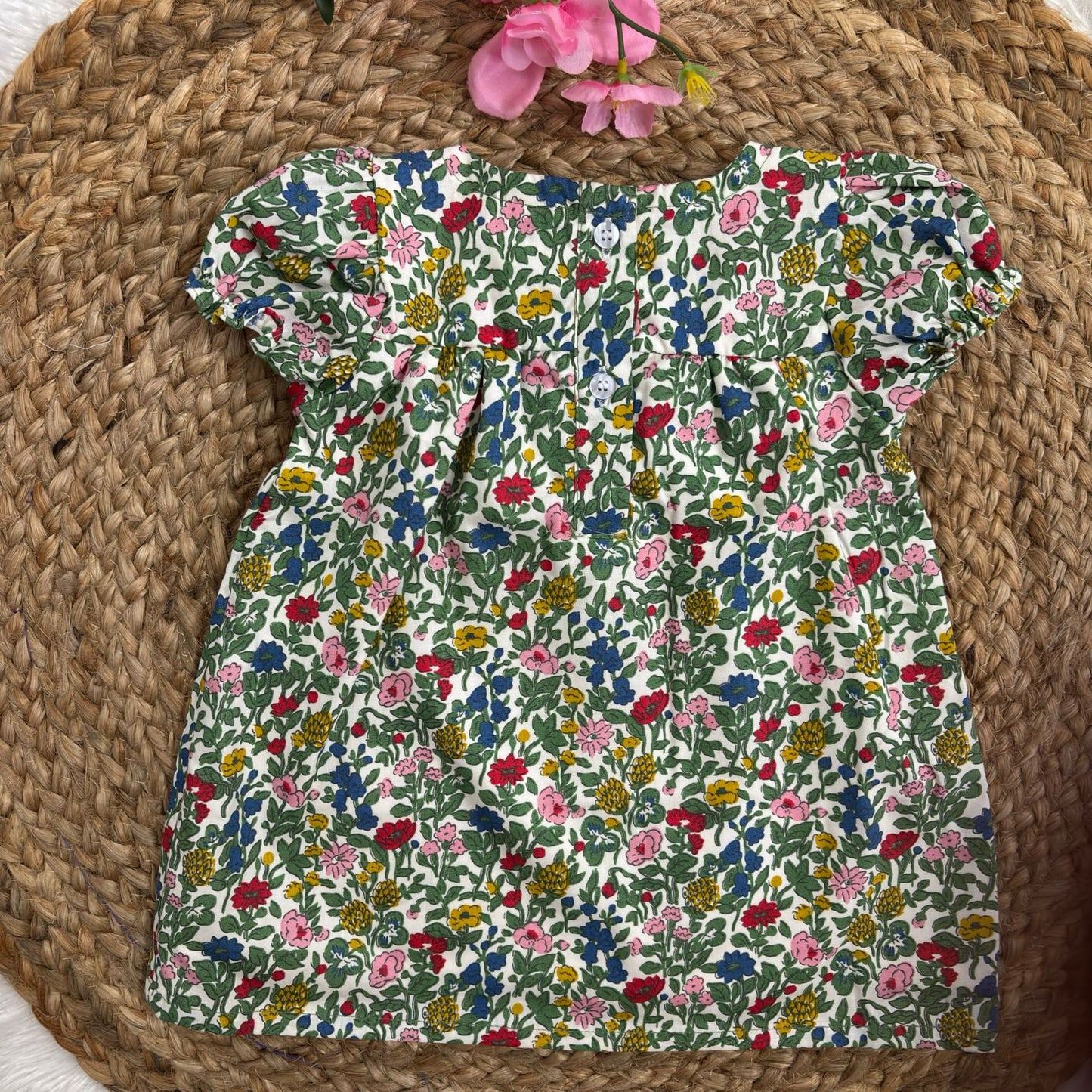 Woven Cotton Baby Frocks CF01