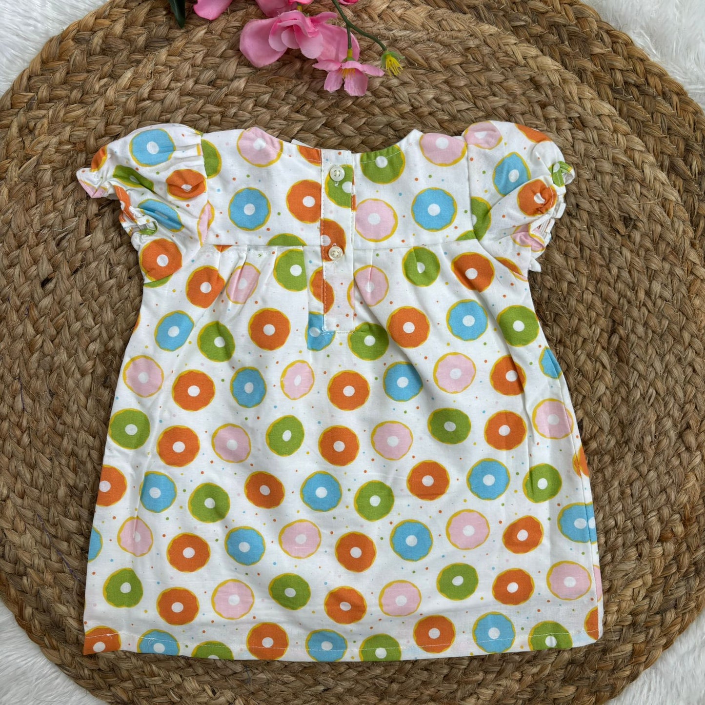 Woven Baby Cotton Frocks CF01