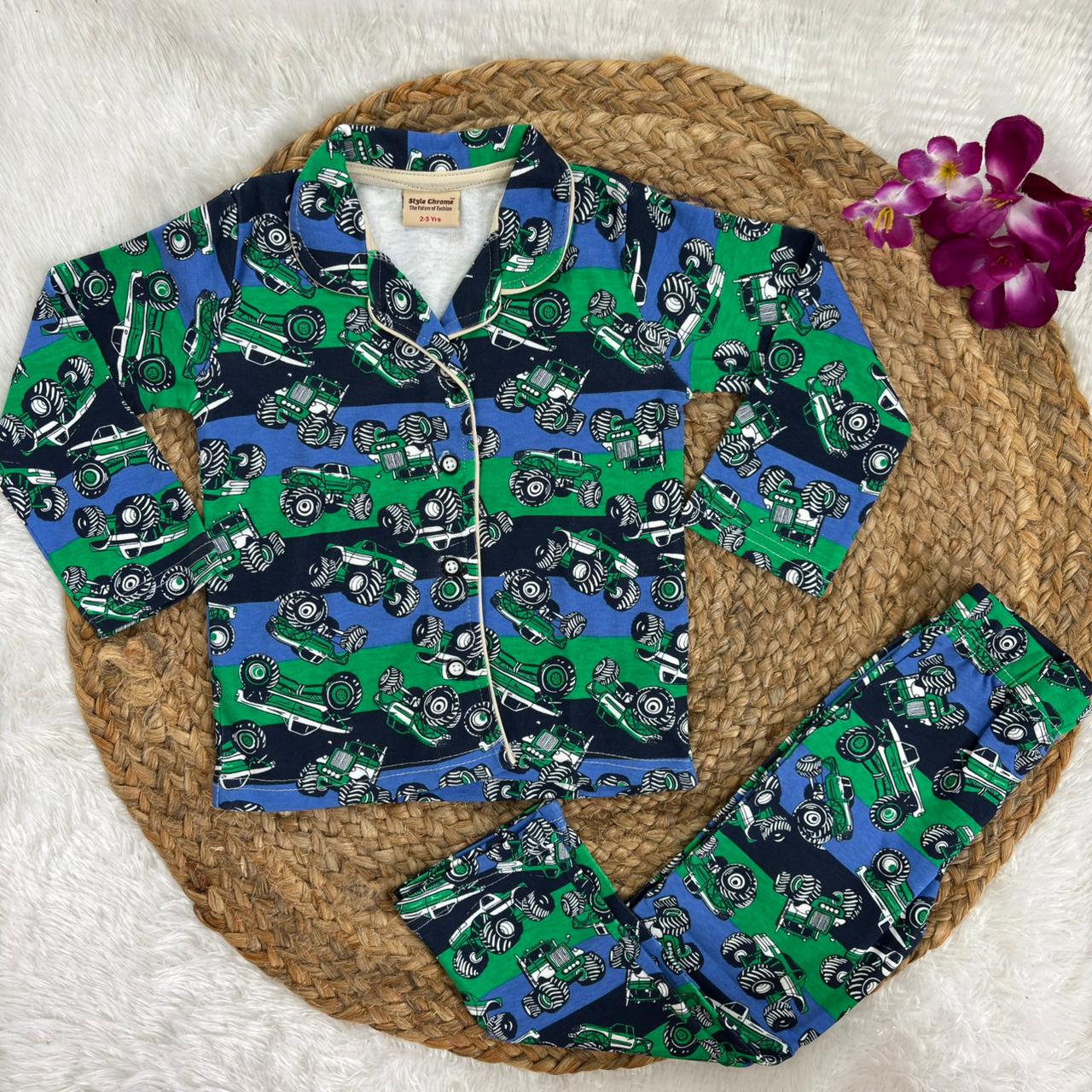 Kids Collar Night Suits KC01