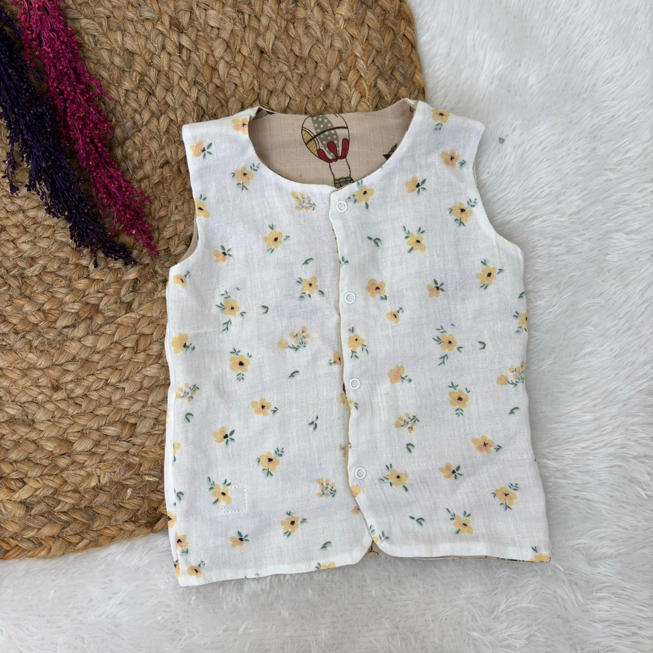 Reversible Muslin Jabla Double Layer MN01