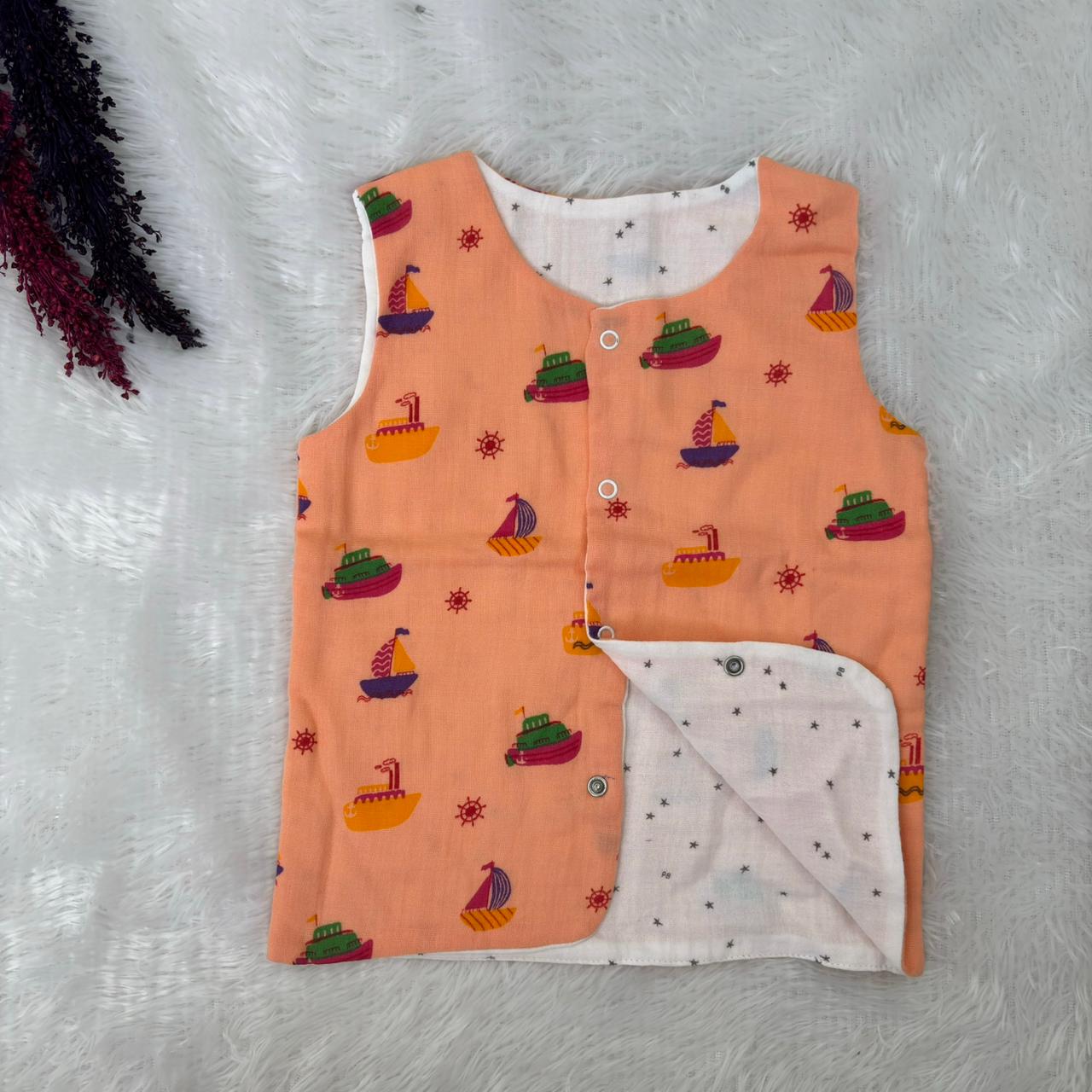 Reversible Muslin Jabla Double Layer MN01