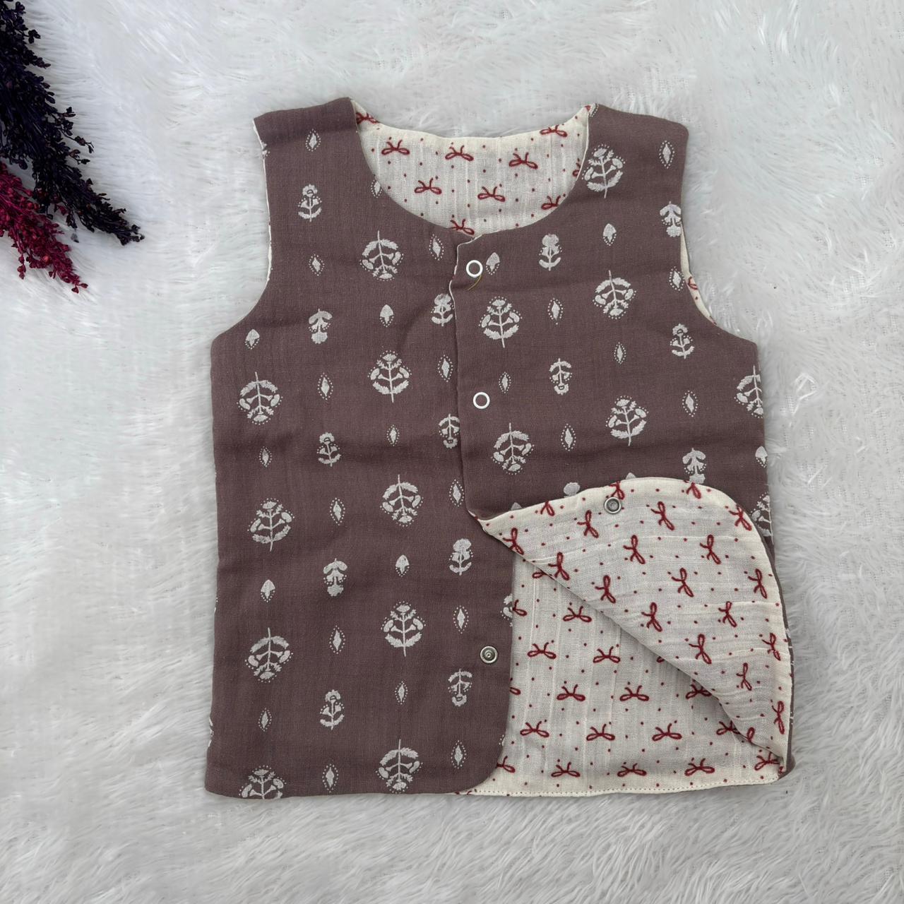 Reversible Muslin Jabla Double Layer MN01