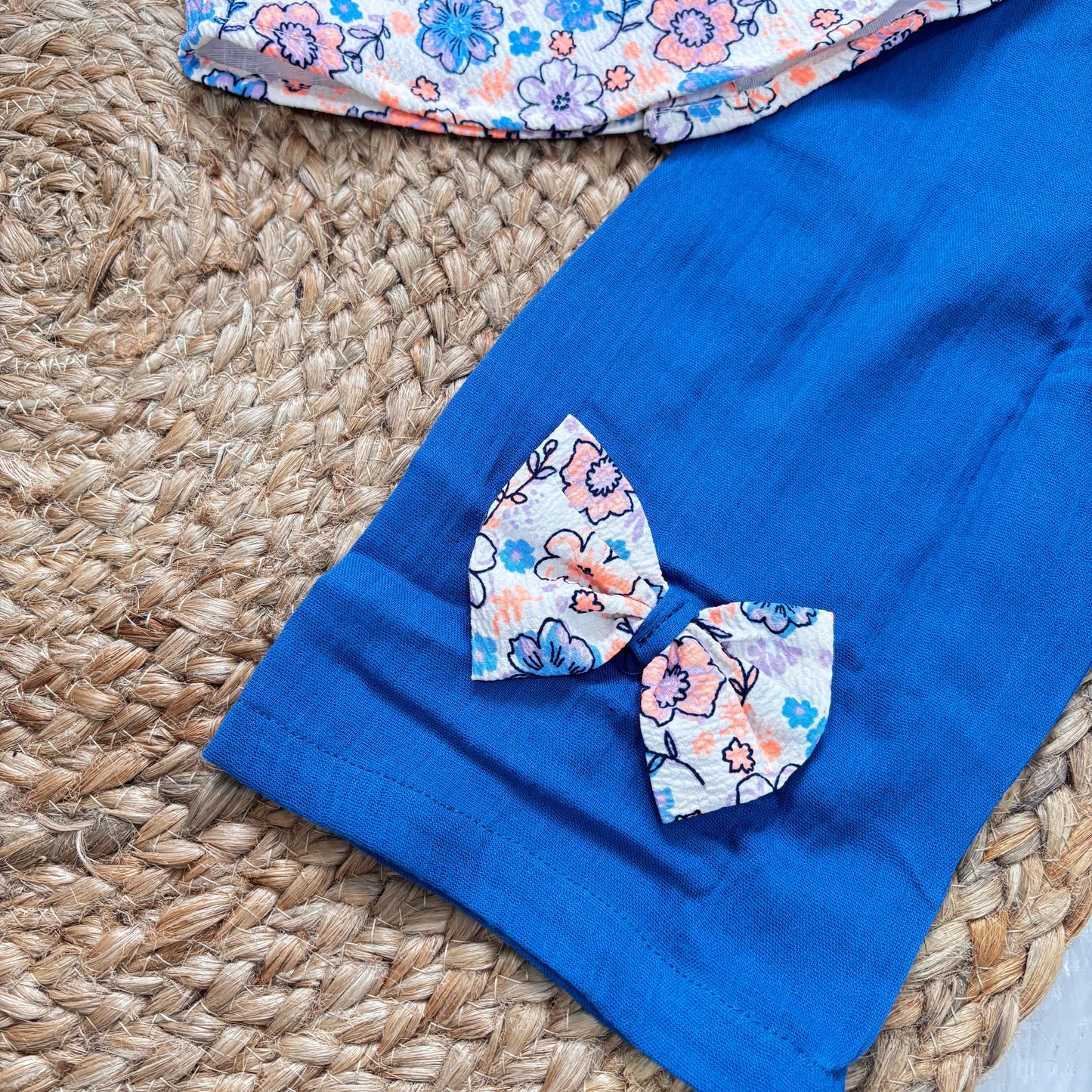 Girls Cotton Pant Co-ord Set