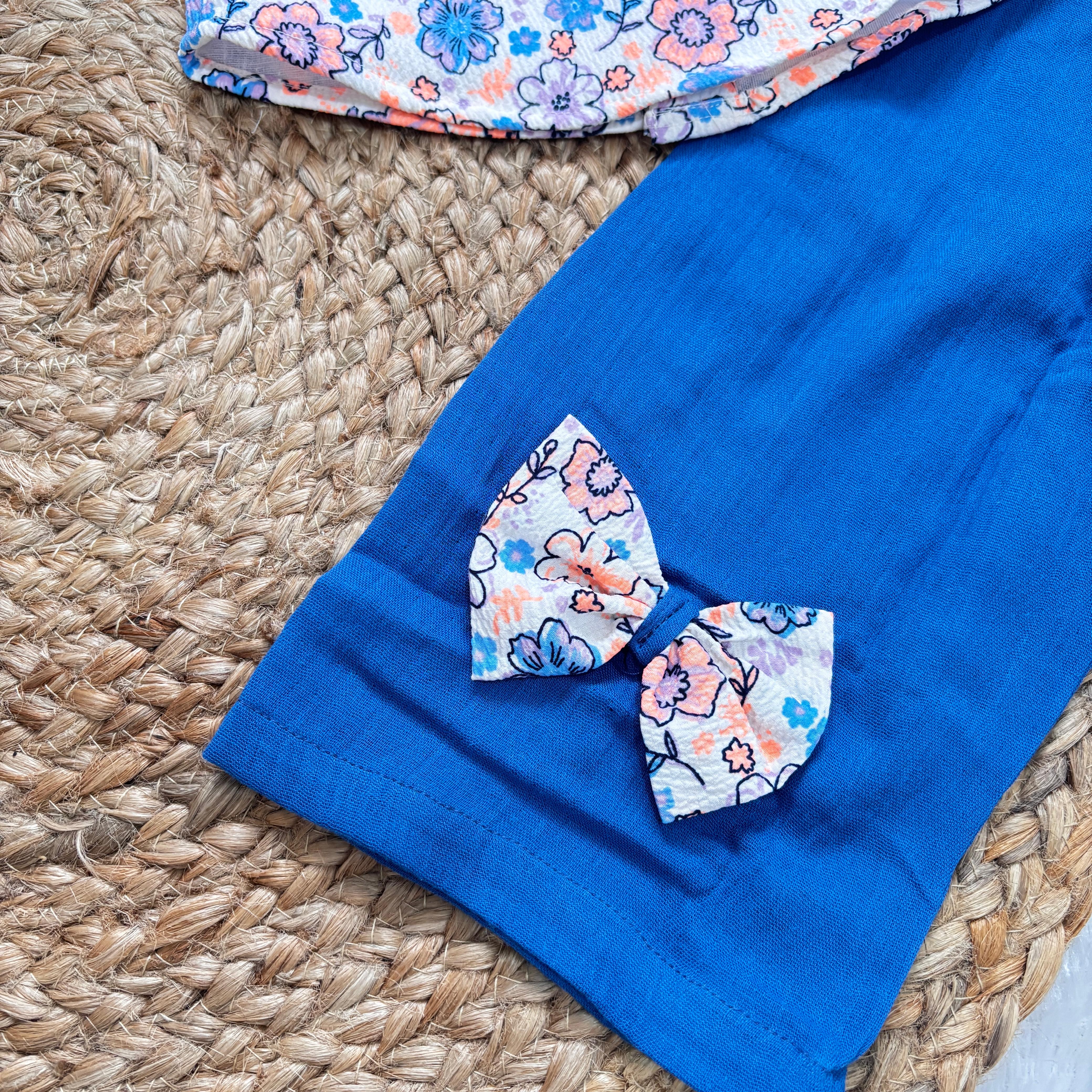 Girls Cotton Pant Co-ord Set