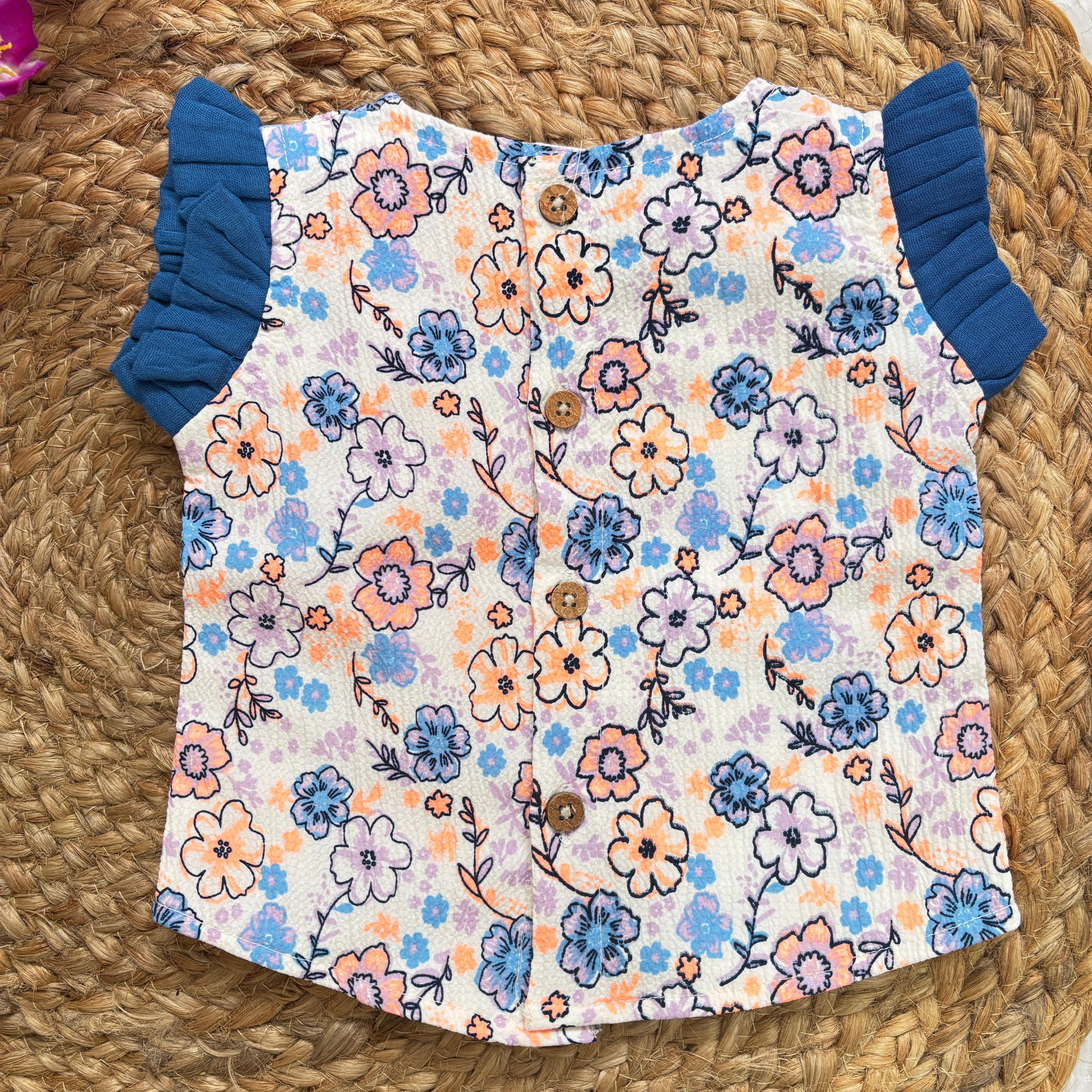 Girls Cotton Pant Co-ord Set
