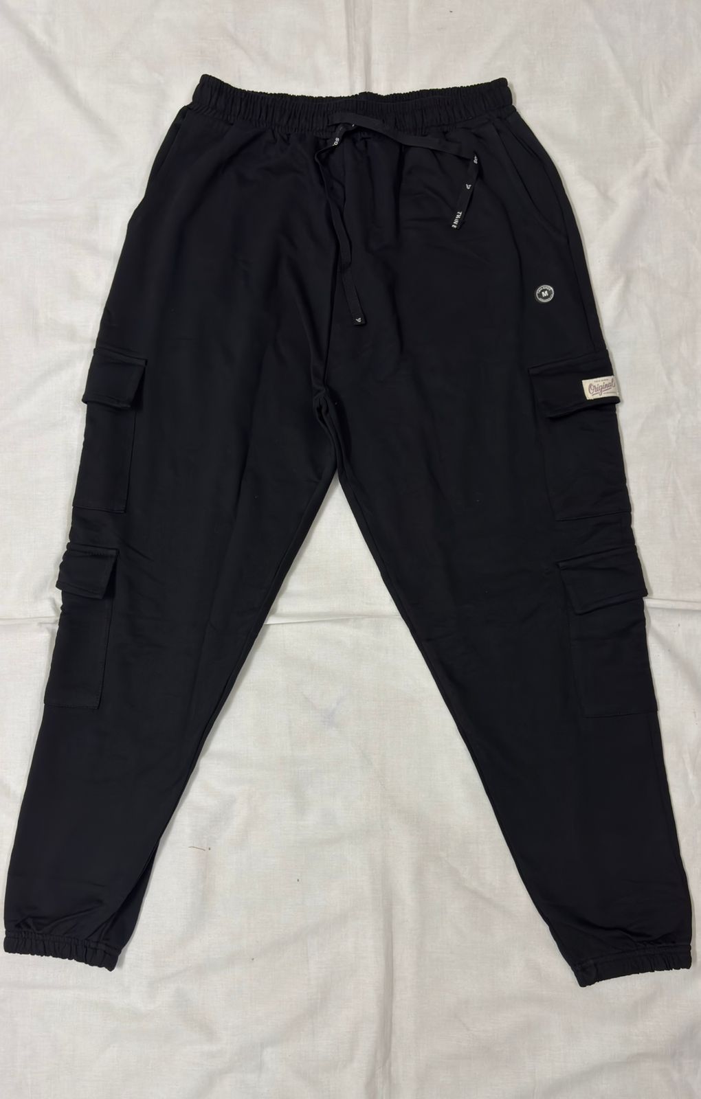 Women's Branded Joggers (Jet Black)
