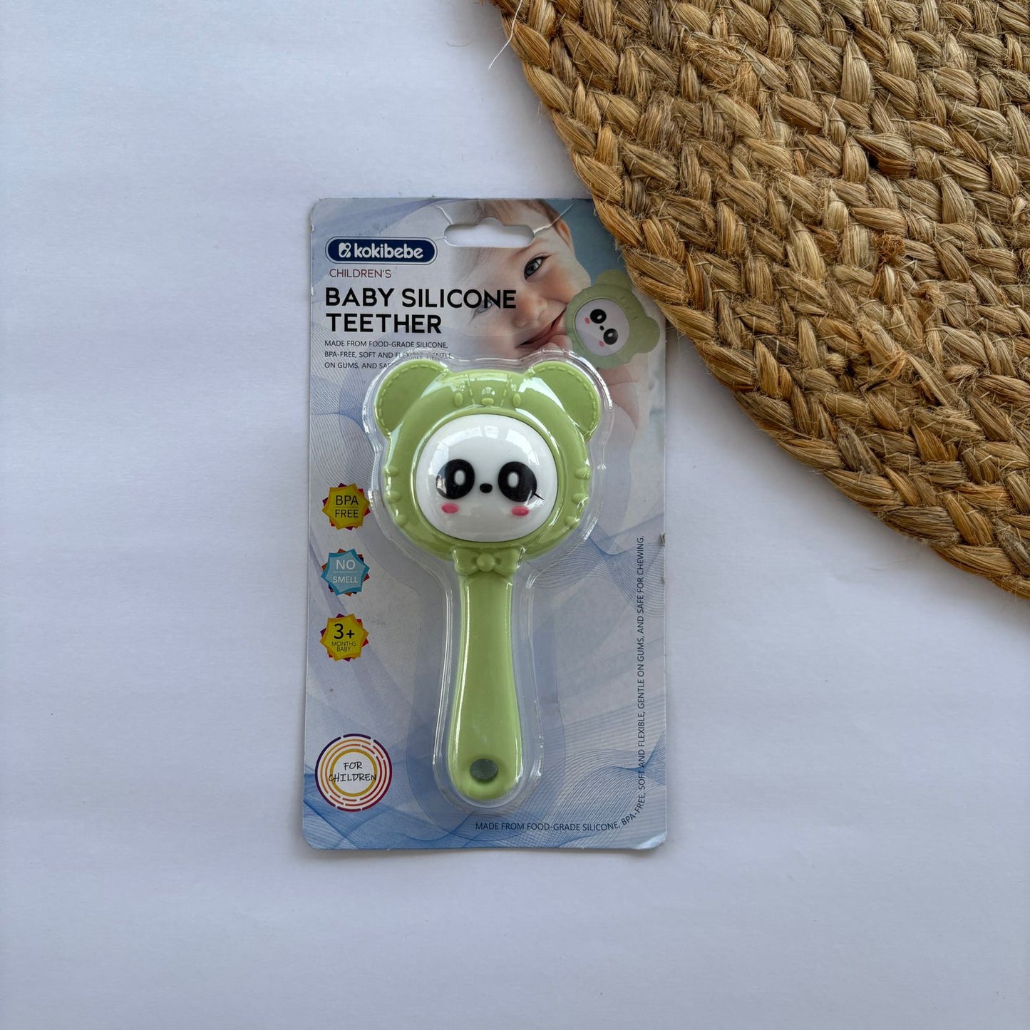 Baby Silicon Teether Rattle (1 pcs) MN01
