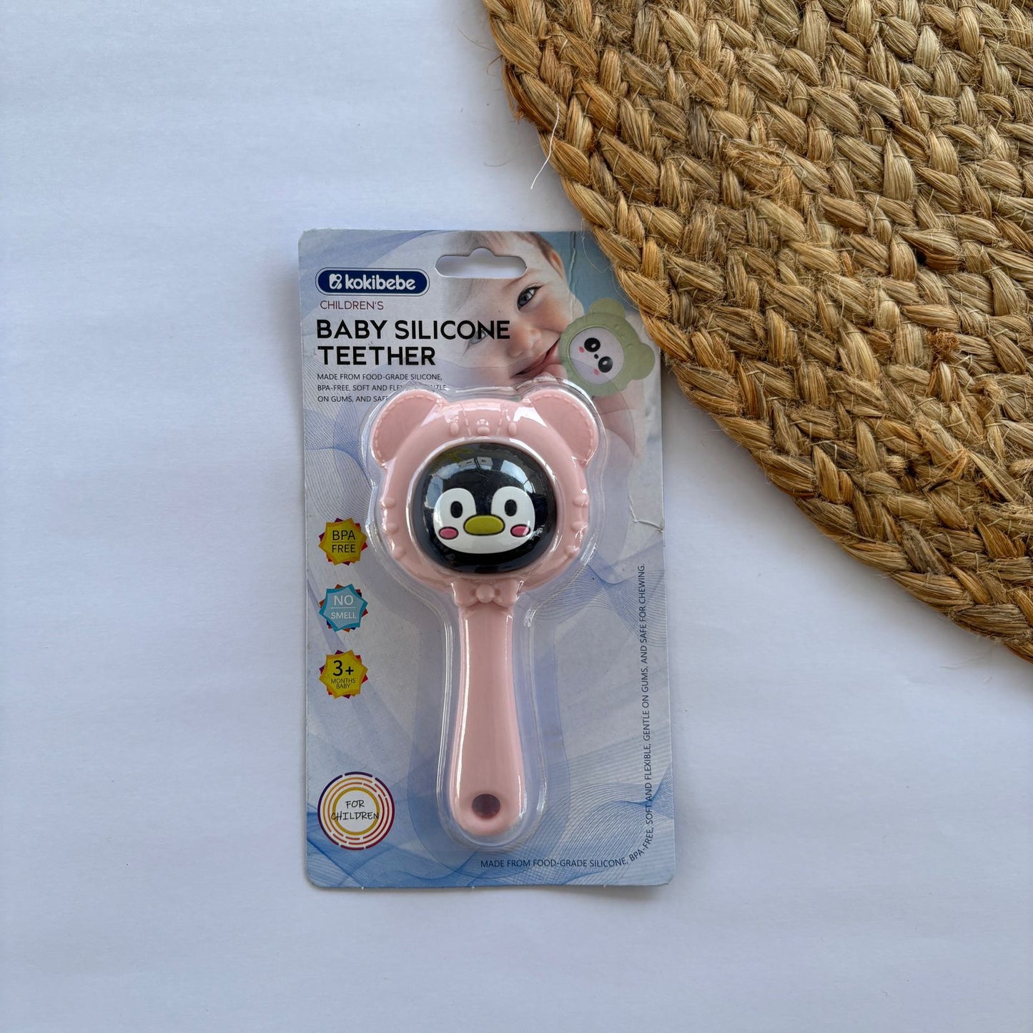 Baby Silicon Teether Rattle (1 pcs) MN01