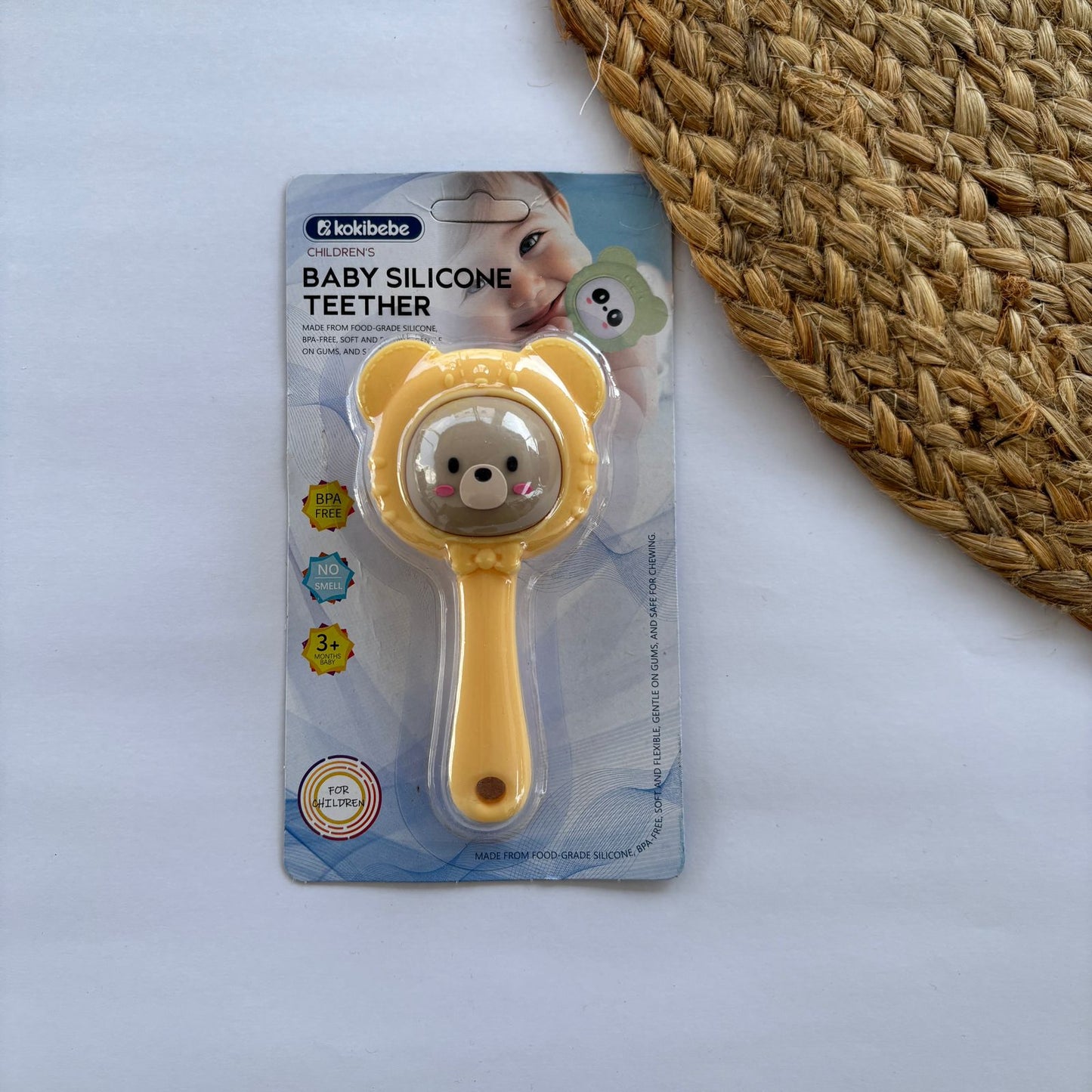 Baby Silicon Teether Rattle (1 pcs) MN01