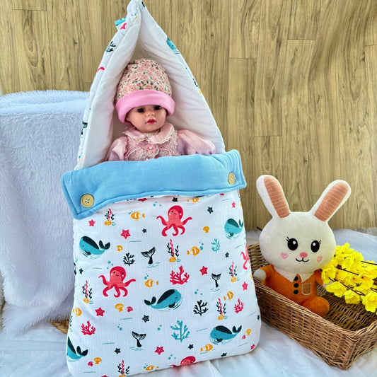 Baby Muslin Carry Bed Octopus MN01