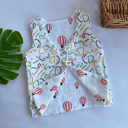 Reversible Muslin Jabla Double Layer MN01