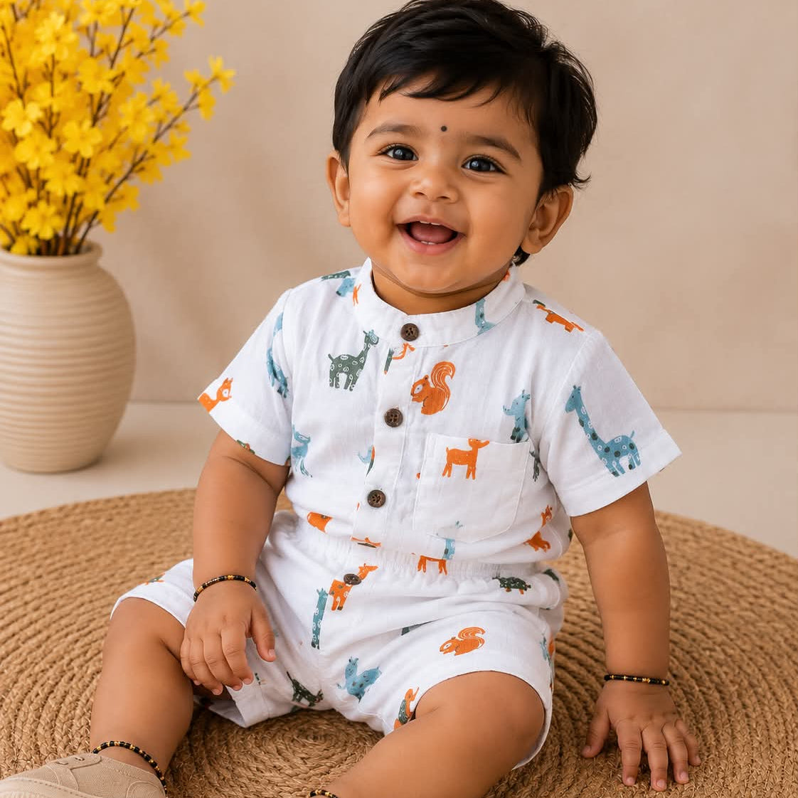 Buy Muslin Co Ord Set for Newborn Baby