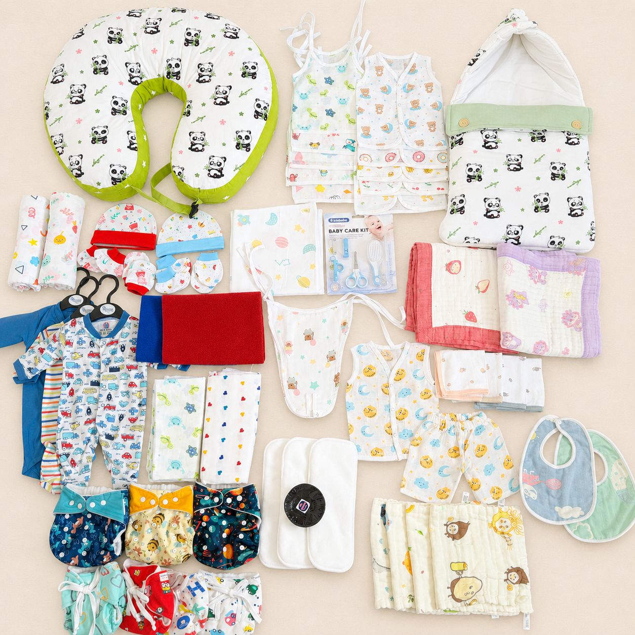 Newborn / Hospital Kit with 72 items MN01
