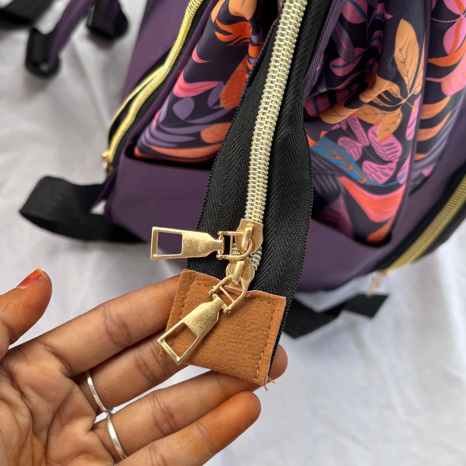 Premium Diaper Bag ( Purple )