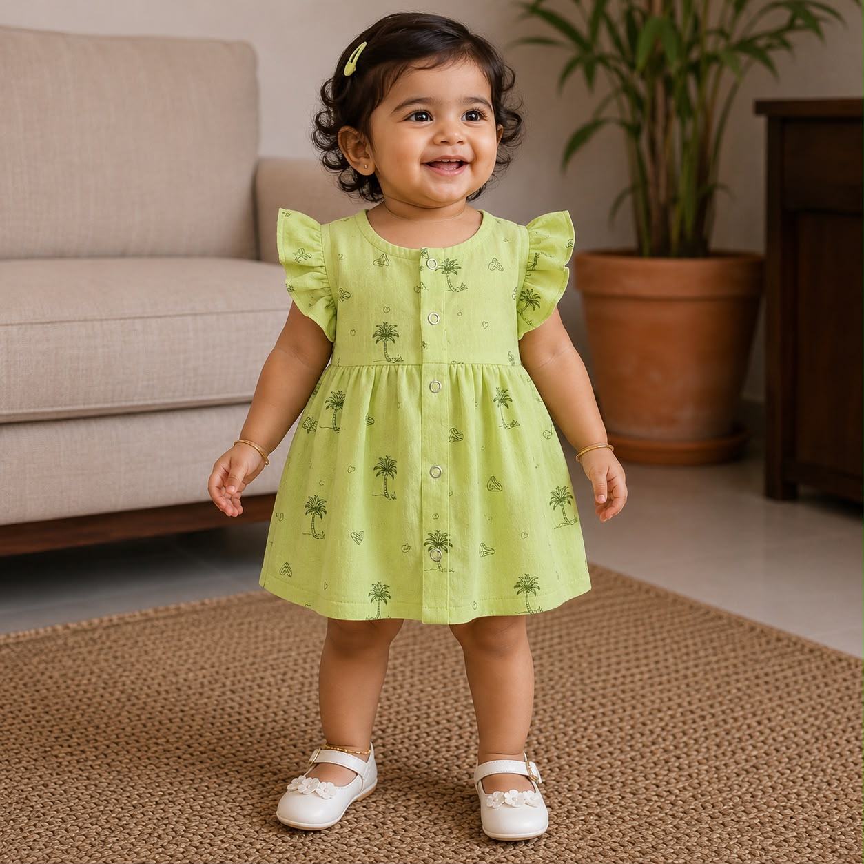 Breathable Muslin Frock Dresses