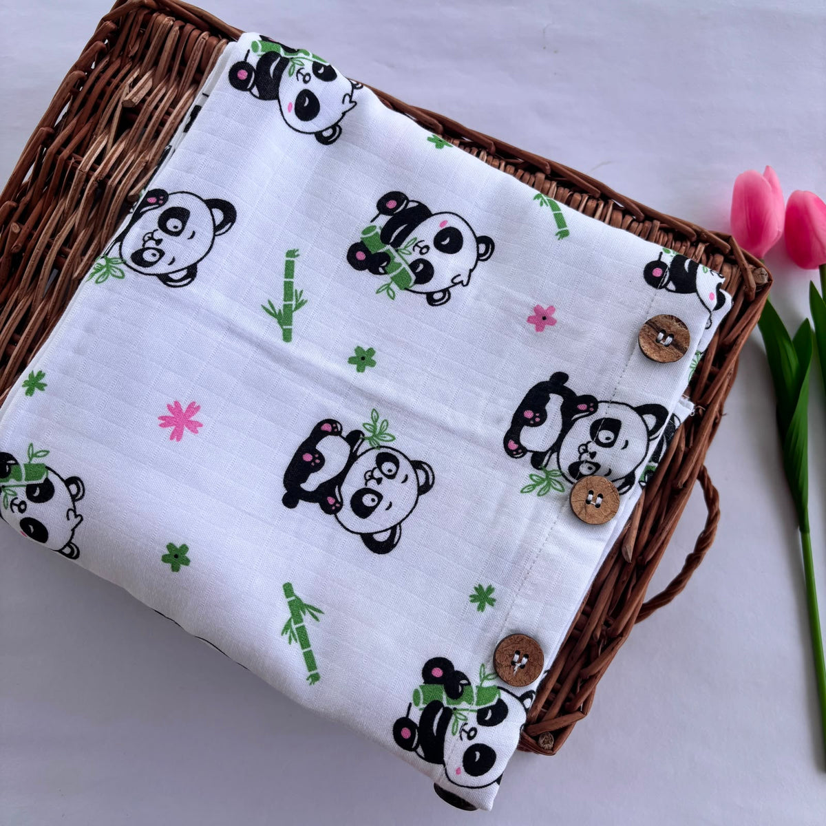 Breast Feeding Apron \ Nursing cover ( Panda  )