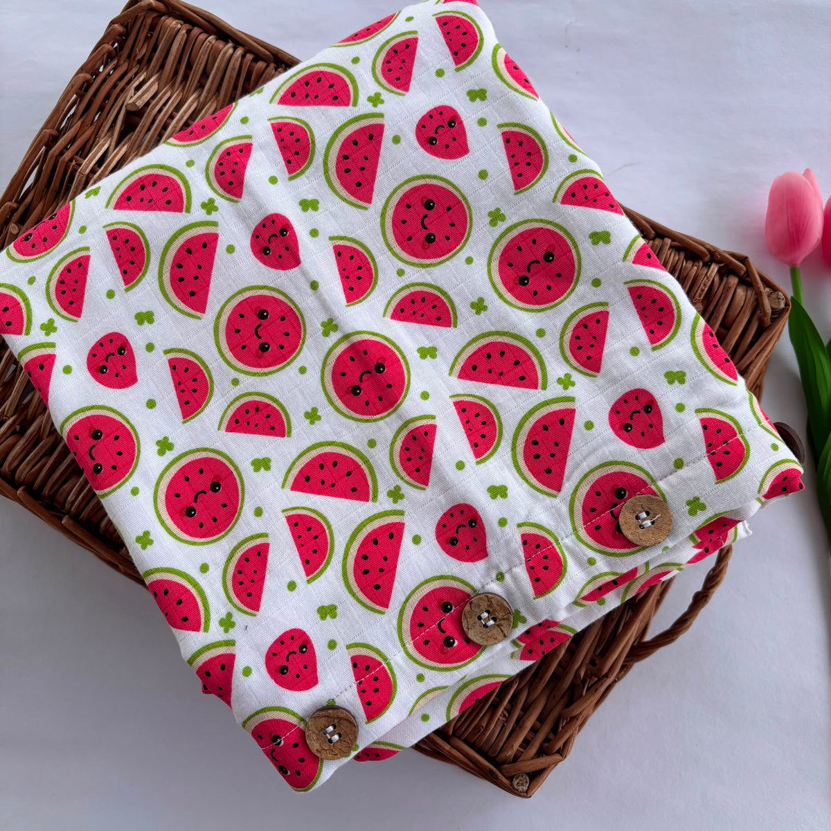 Breast Feeding Apron \ Nursing cover ( Watermelon )
