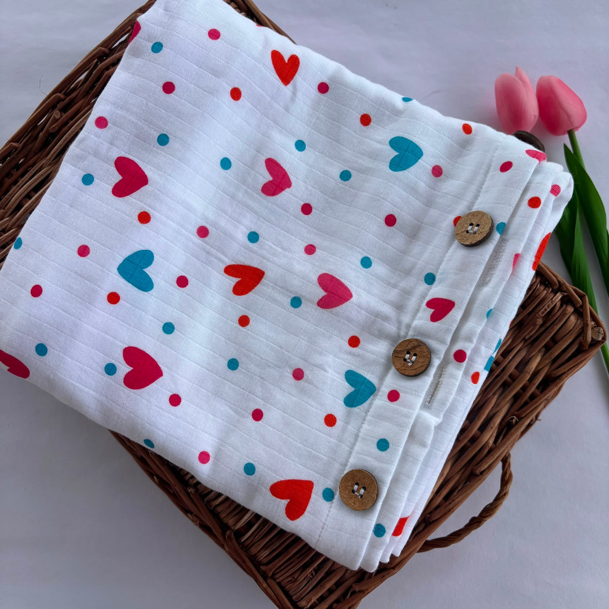 Breast Feeding Apron \ Nursing cover ( Heart )