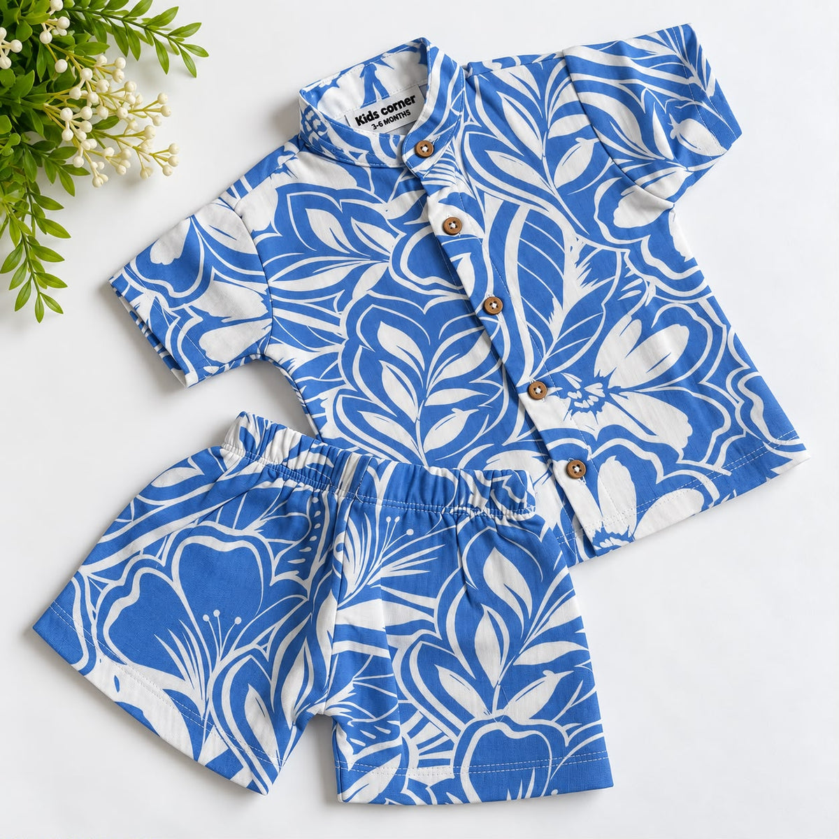 Muslin Double Layer Shorts Set DL01
