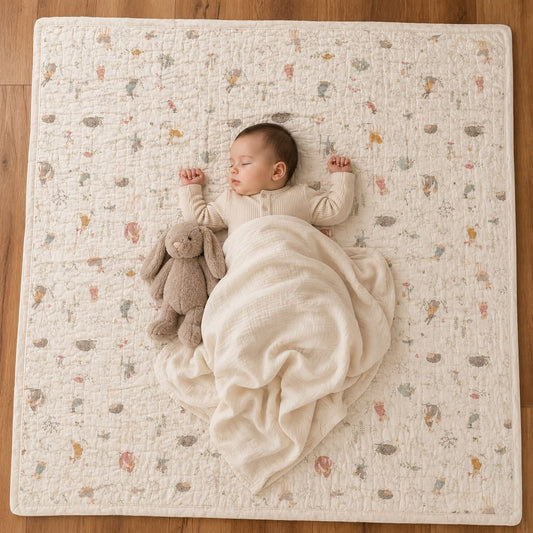 Organic Cotton Baby Quilt MN01