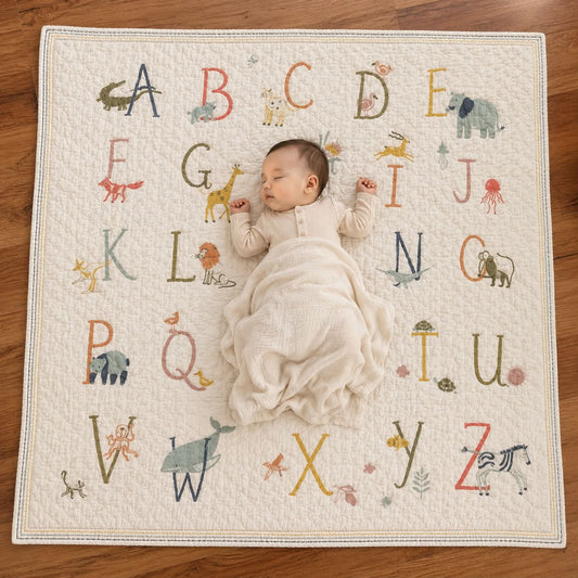 Organic Cotton Baby Quilt MN01