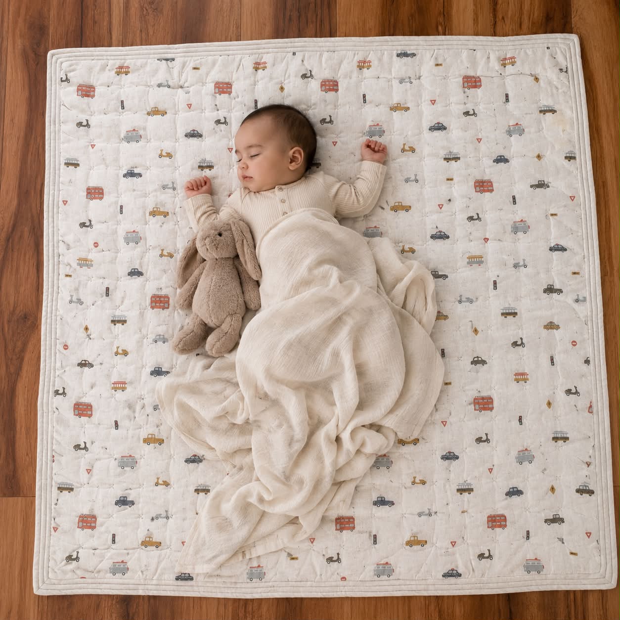 Organic Cotton Baby Quilt MN01