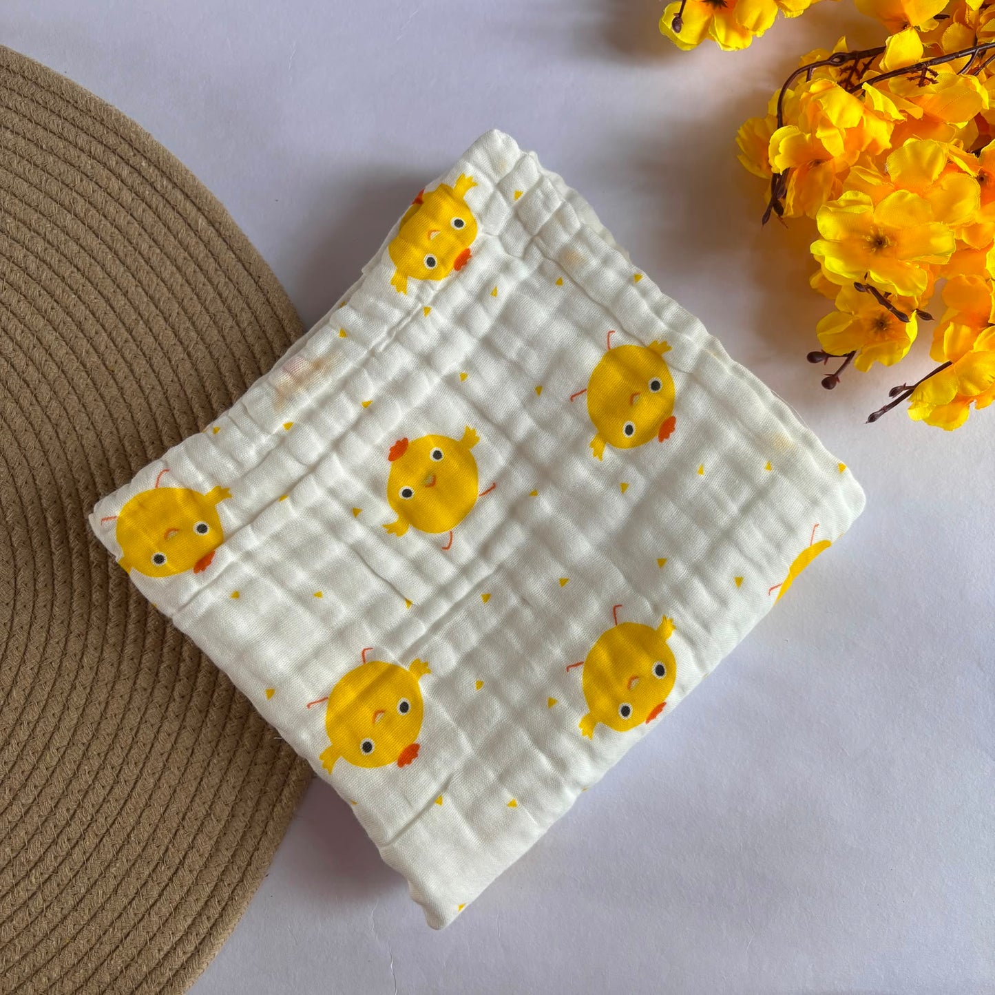 Muslin Crinkled  6 Layer Bath Towel MN01