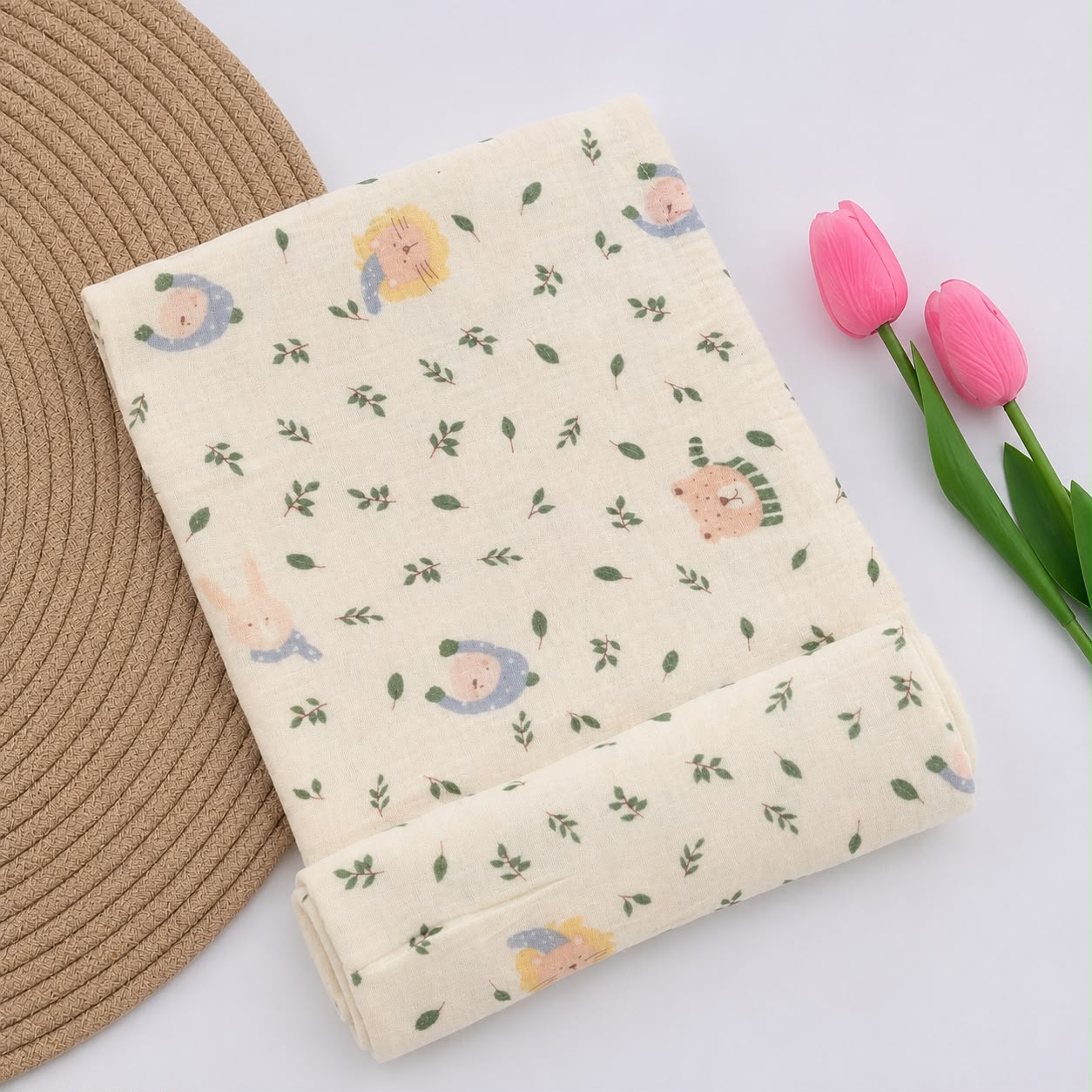 Muslin Crinkled Bath Towel MN01