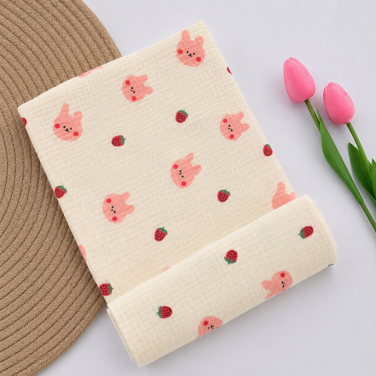 Muslin Crinkled Bath Towel MN01