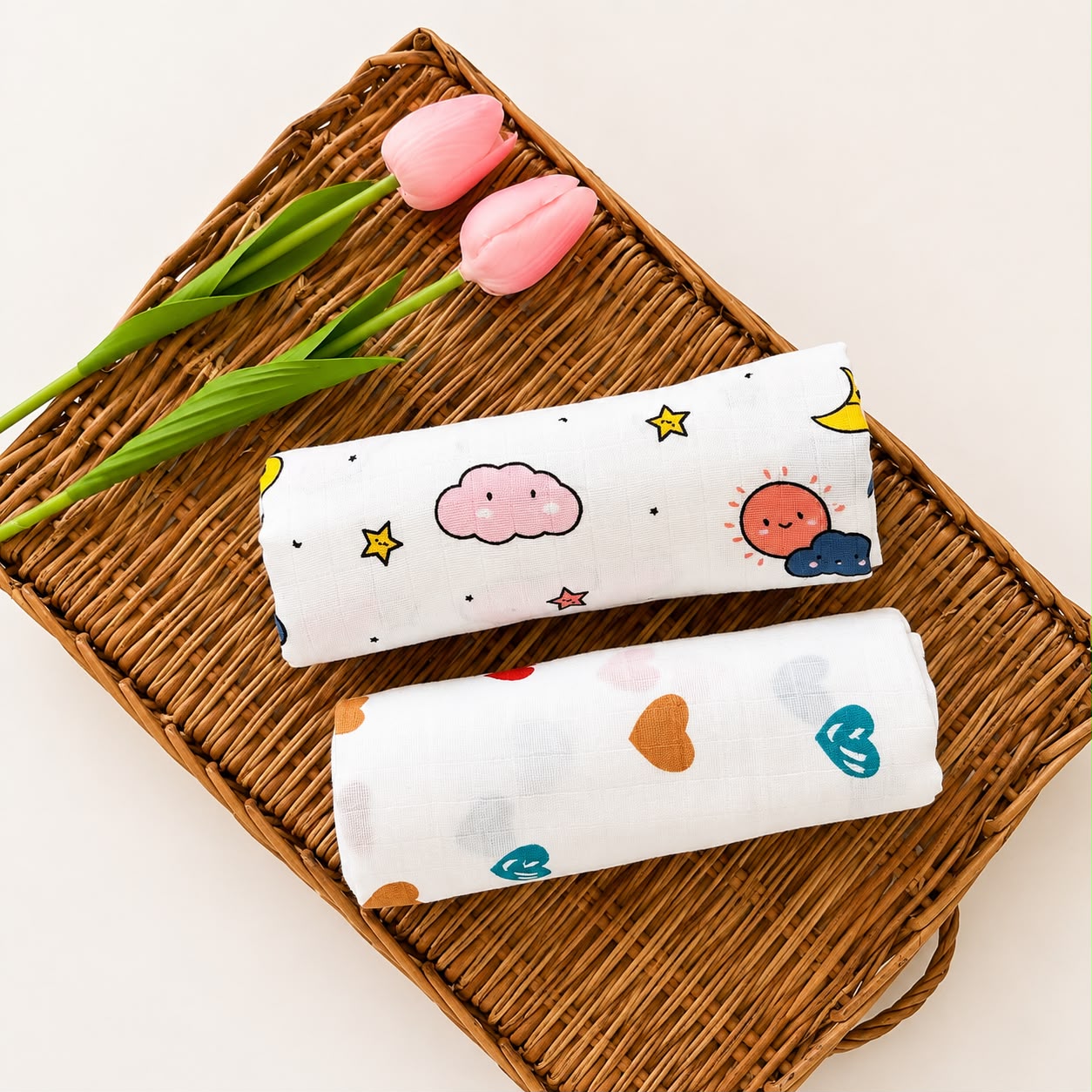 Muslin Bath Towel MN01 ( Pack of 2 )