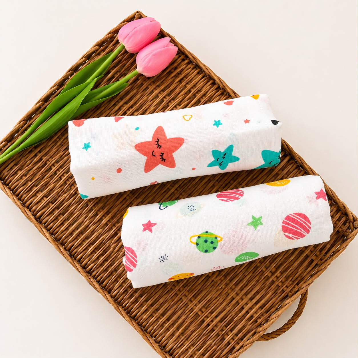 Muslin Bath Towel MN01 ( Pack of 2 )
