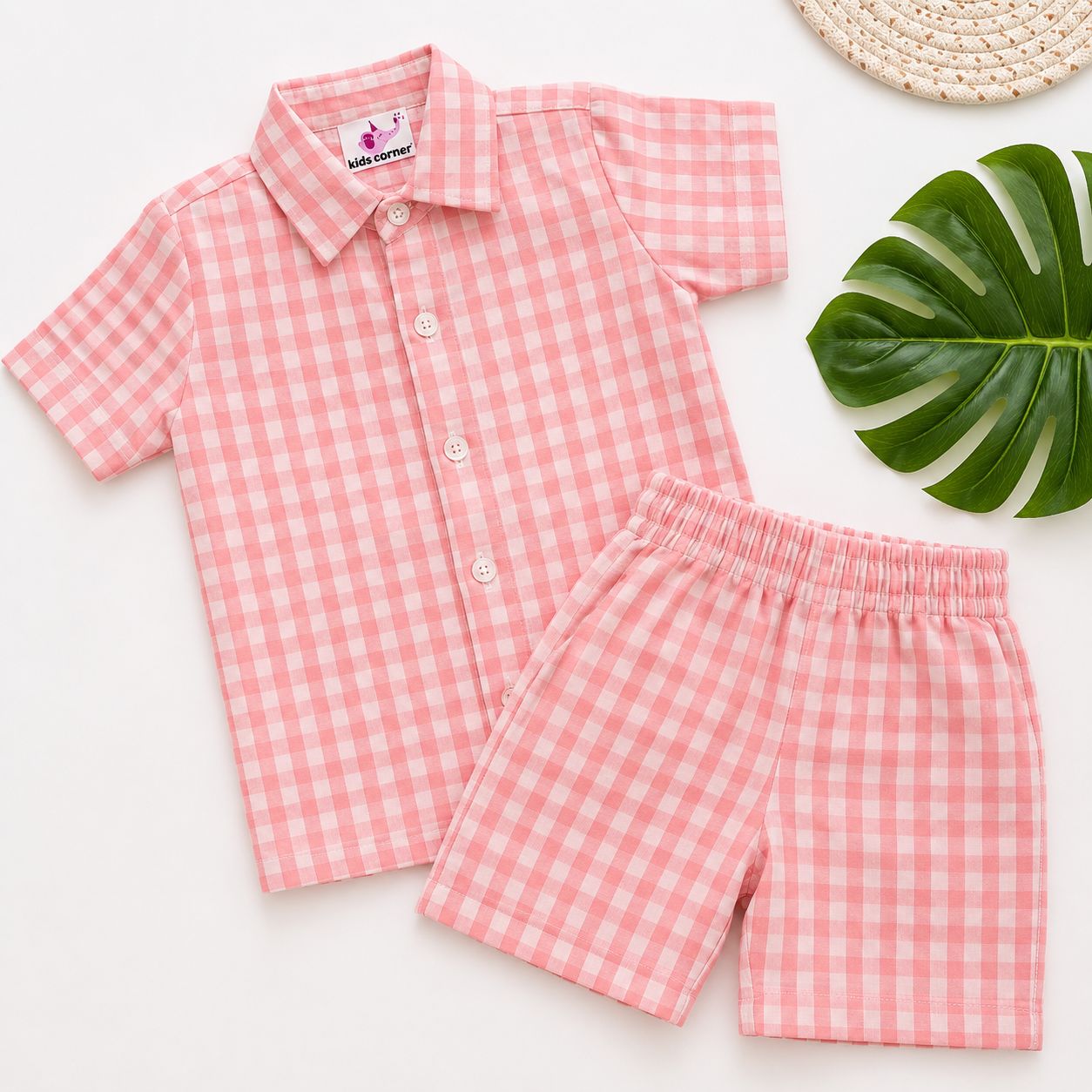 Boys Cotton Shirt And Shorts set