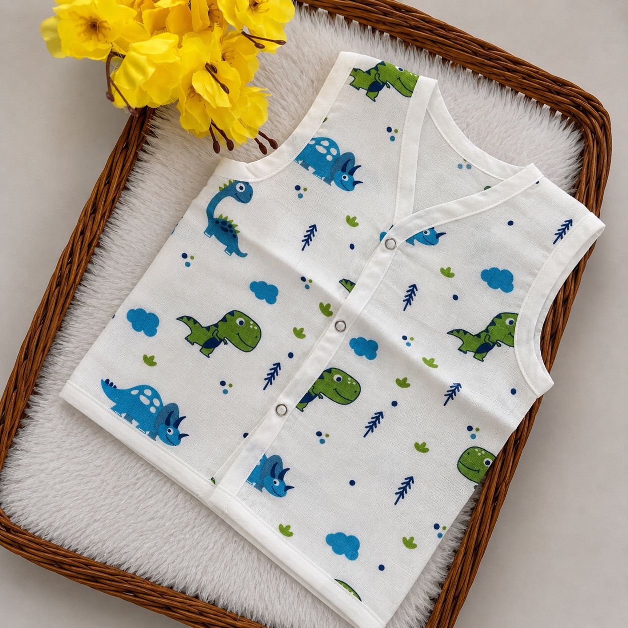 Breathable Muslin Jabla for Babies