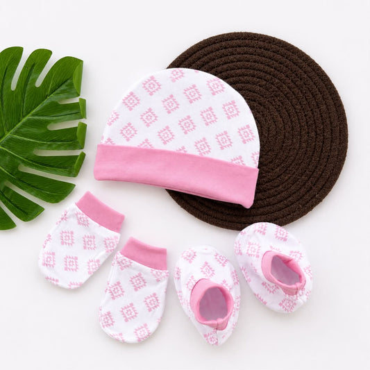Cap Mitten and Booties Set MN01