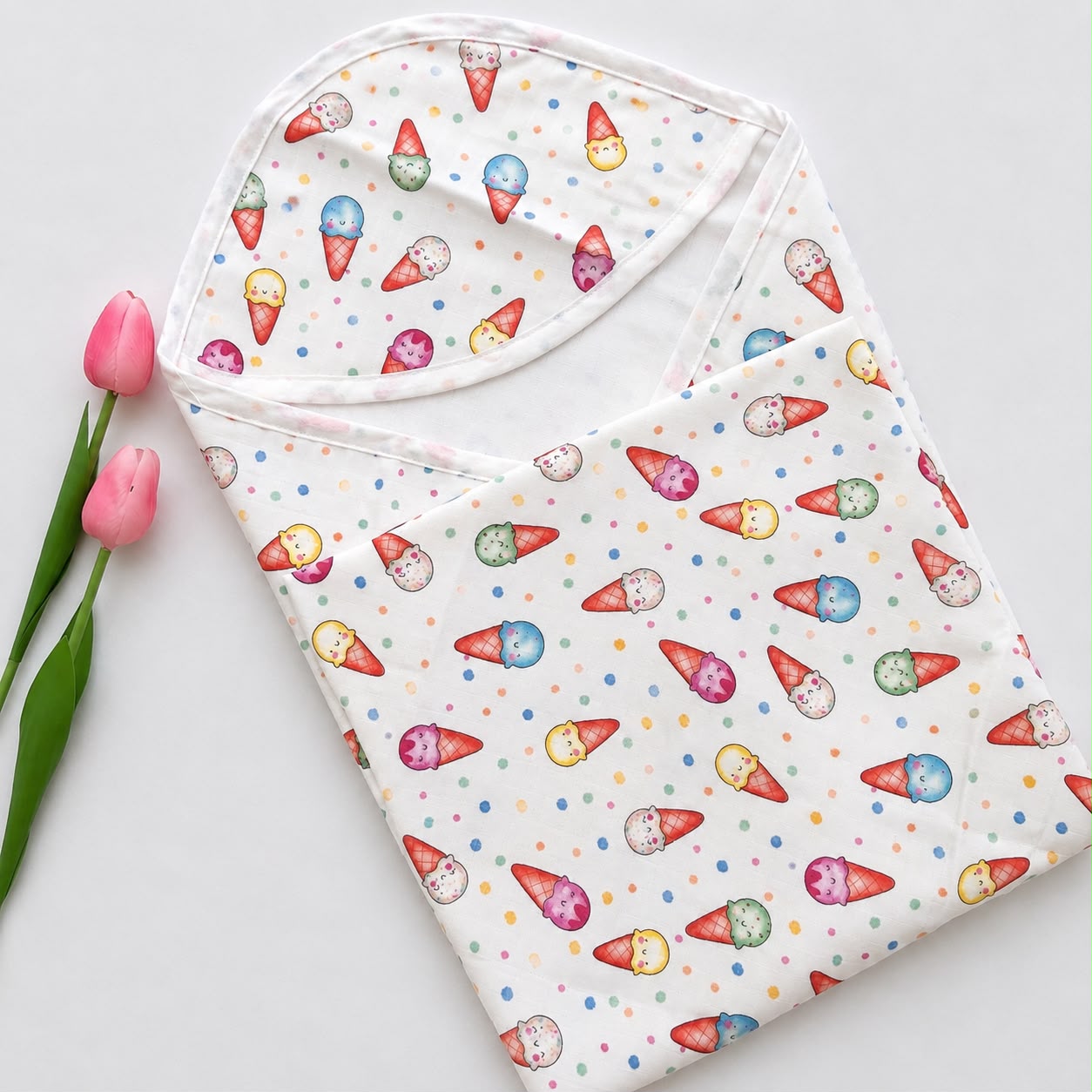 Baby muslin premium cap towel MN01