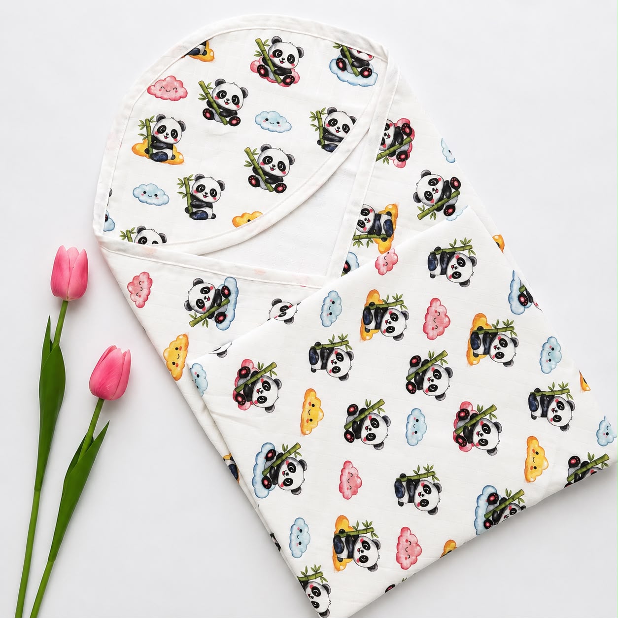 Baby muslin premium cap towel MN01