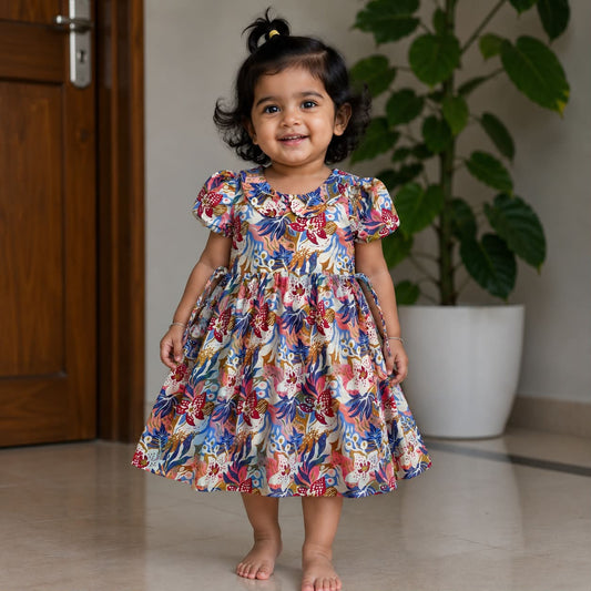Premium Quality Girls Frock With Cotton Linings