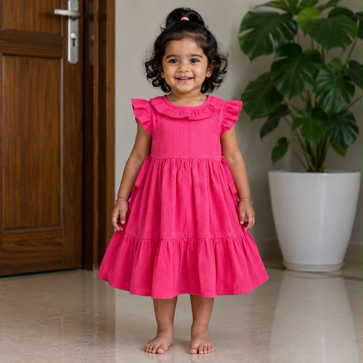 Premium Quality Girls Frock With Cotton Linings