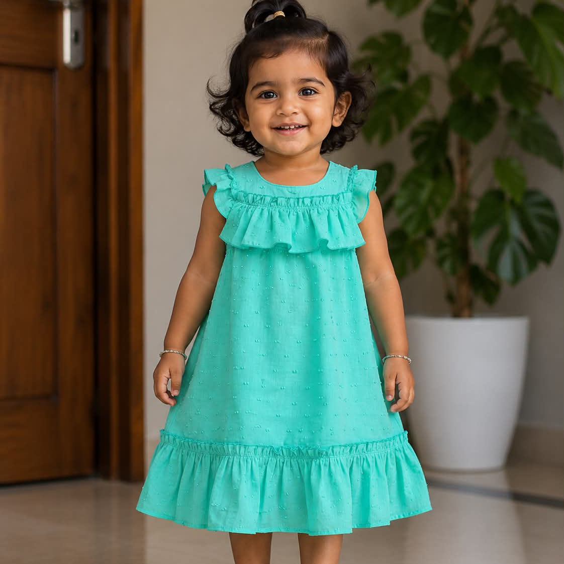 Premium Quality Girls Frock With Cotton Linings
