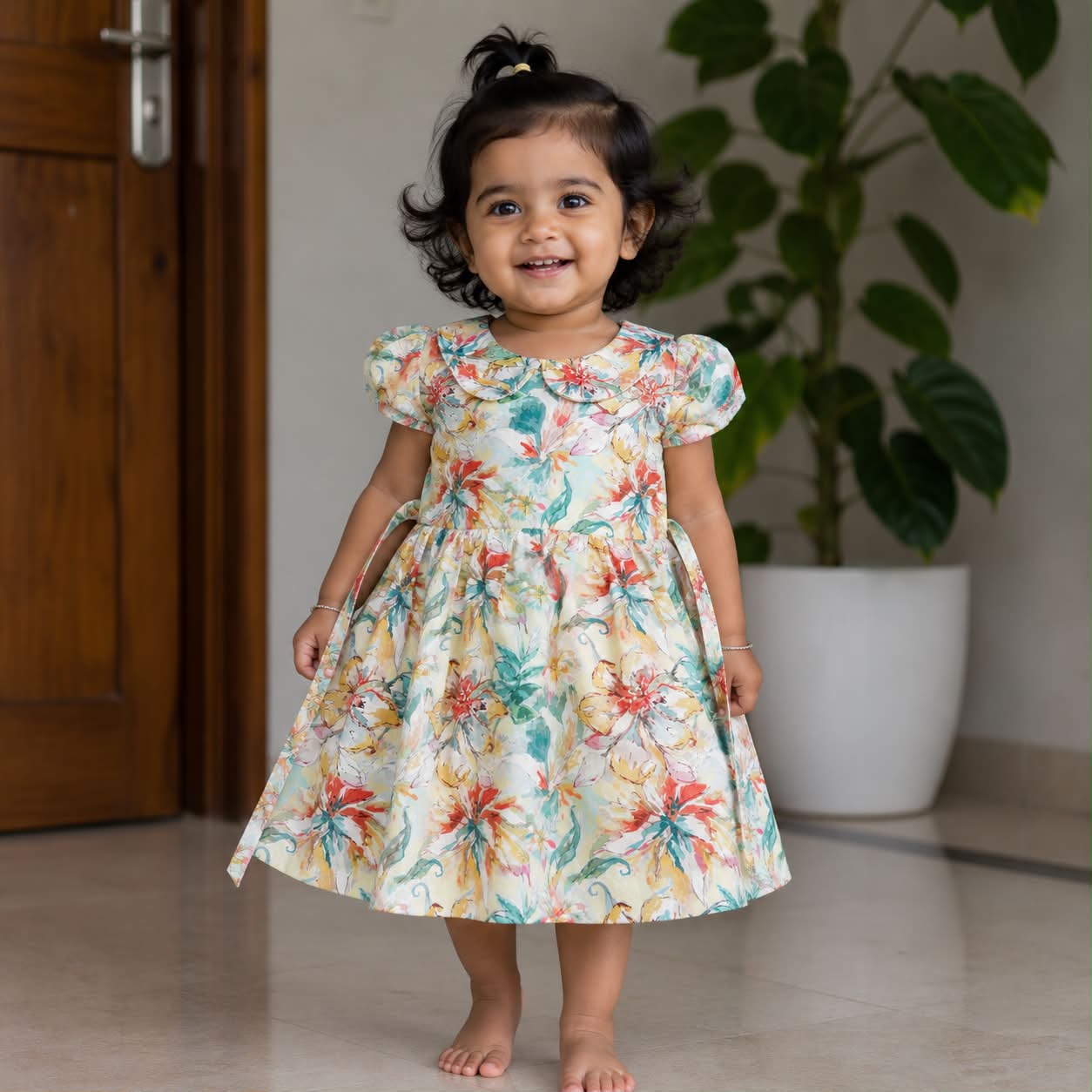 Premium Quality Girls Frock With Cotton Linings