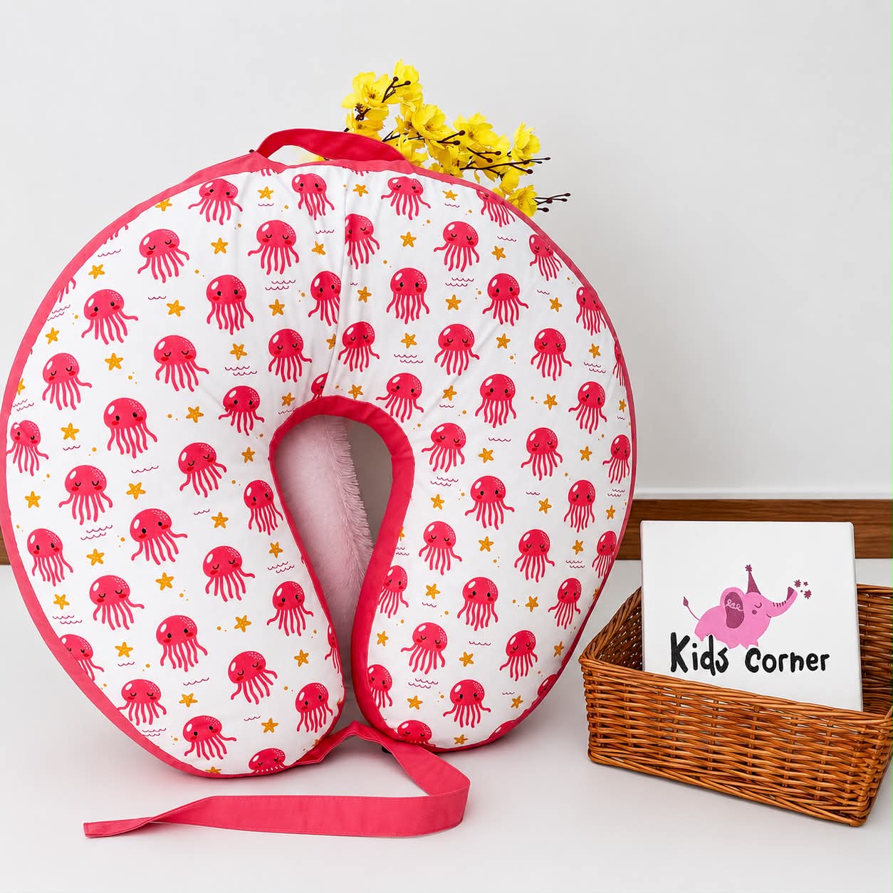 Feeding Pillow Jellyfish Print  MN01