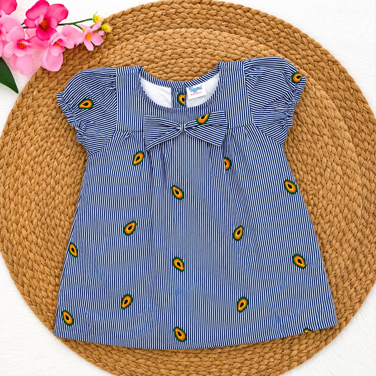 Woven Cotton Baby Frocks CF01